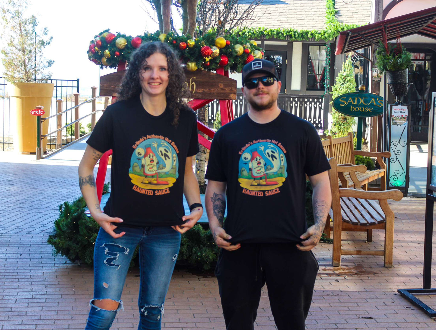 Haunted Sauce t shirts